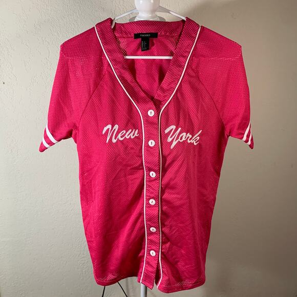Forever21 base ball jersey (new york) Size S - Picture 1 of 4